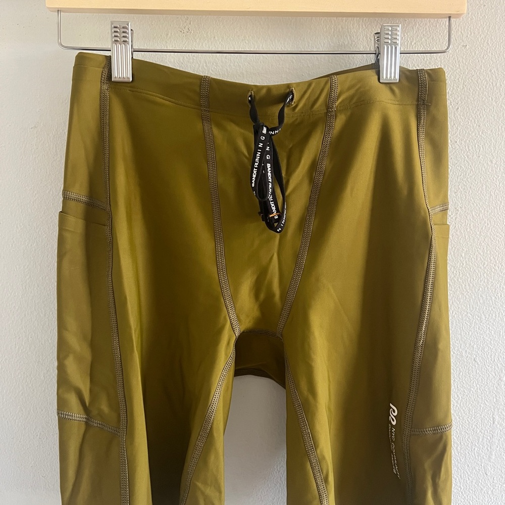 Bandit Men’s Superbeam 7-Pocket Half Tights, Moss Green (Medium)